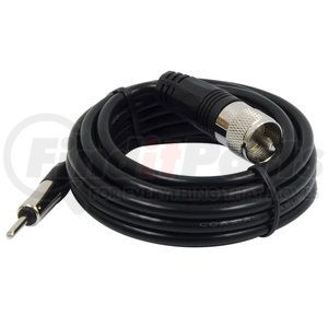 RP-100C by ROADPRO - Antenna Cable - AM/FM Coaxial, 10 ft., with PL-259 to Motorola Plug