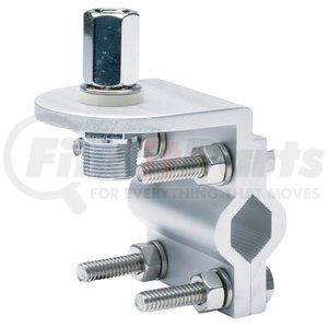 RoadPro RP-315 Antenna Mounting Kit Mirror Mount - 2-Bolt, 3-Way, Double Groove, 3/8" x 24 Stud with SO-239 Connector,