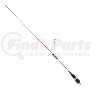 RP-550 by ROADPRO - Antenna - CB Antenna, 30" Ring, Tunable, with Stainless Steel Whip, Chrome Plated Brass, 3/8" x 24 Thread Ferrule