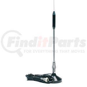 RoadPro RP-711 Antenna Antenna - 24", Magnet Mount, 9 ft., Coaxial Cable, Stainless Steel, Center Loaded Copper Coil
