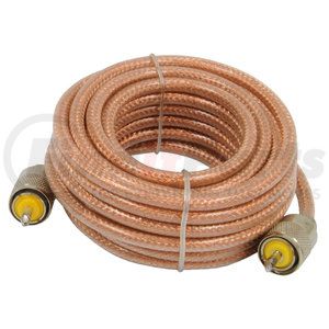 RoadPro RP-8X18CL Antenna Cable CB Radio Antenna Cable - Coaxial, 18 ft., Soldered PL-259 Connector, for use with Single CB