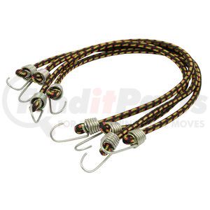RoadPro RPJS-10 Bungee Cord Bungee Cord - Bungee Cord, Elastic, 10", Nylon Tie-Down Strap, with Hooks