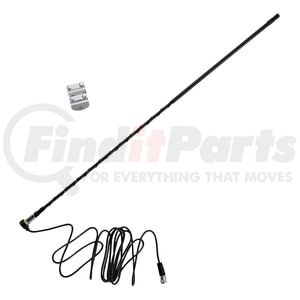 RoadPro RPPS-13KB Antenna Antenna - CB Antenna Kit, Platinum Series, Mirror Mount, 3 ft., 1000W, Black, 16 Gauge Copper Wire