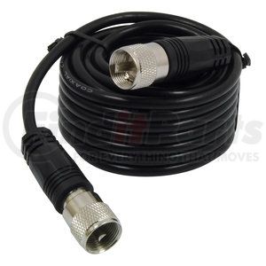 TS-18CC by TRUCKSPEC - Antenna Cable - Coaxial Cable, 18 ft., with Molded PL-259 Connector, for use with Single CB Antenna SO-239 Stud Mount