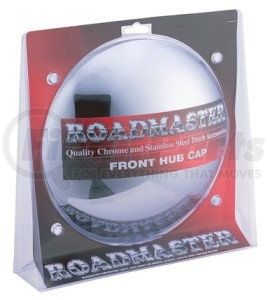 205SCD by ROADMASTER - Hub Cap, Front, Stainless Steel, 6 Notch Cut-Out, 3/4" Lip, fits 4, 5 and 6 Notch Hubs, for Aluminum Wheels, 8-23/32" ID