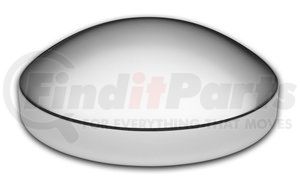 310S by ROADMASTER - Pointed stainless steel rear hub cap. Fits 8-1/2" diameter axle with 8 each 5/8" studs 8" I.D.