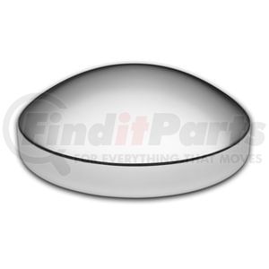 320S by ROADMASTER - Pointed stainless steel rear hub cap. Fits 8-1/2" diameter axle with 8 each 3/4" studs 8-1/8" I.D.