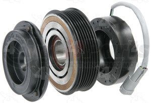 47348 by FOUR SEASONS - New Nippondenso 10S17F Clutch Assembly w/ Coil