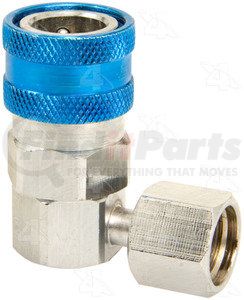 59308 by FOUR SEASONS - Standard Low Side Automatic R134a Quick Disconnect Manifold Gauge w/o Purge Valve