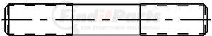 10023850 by CONMET - STUD AXLE 5/8"-18UNF  5/8"-11UNC X 3.62"