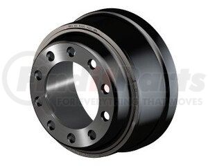 10033071 by CONMET - Brake Drum - Front, TruTurn, 16.5 in. dia. x 6 in. Width, 10-Bolt Holes