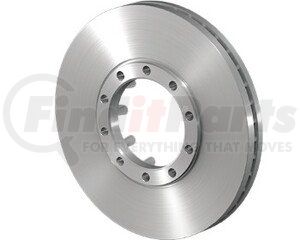10041217 by CONMET - Disc Brake Rotor Kit - 410 mm. Rotor, Flat, Drive, for Heavy Duty, Volvo/Mack