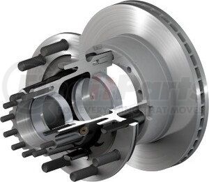 10082908 by CONMET - Iron Conventional Hub/Rotor L Drive