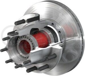 10083237 by CONMET - Aluminum PreSet Hub/Rotor R Drive