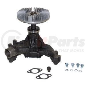 1300009 by GMB - Engine Water Pump with Severe Duty Fan Clutch