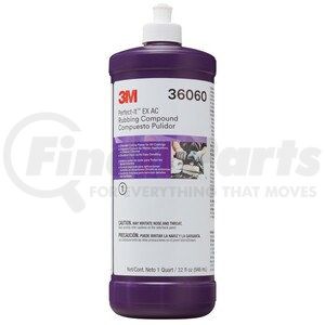 36060 by 3M - Perfect-It EX AC Rubbing Compound 1qt