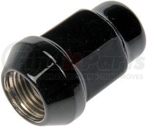 711-205A by DORMAN - Black Bulge Seat Acorn Wheel Nut - 1/2-20