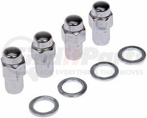711-208 by DORMAN - Wheel Nut Chrome Std. Mag 2-Pc 1/2-20