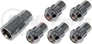 712-628.5 by DORMAN - Wheel Nut Lock Chrome Acorn Set M14-1.50