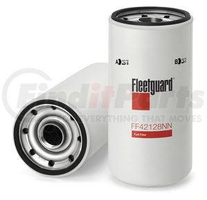 FF42128NN by FLEETGUARD - Fuel Filter - Spin-on Design, 8.68 in. L, 3.93 in. OD, M32X1.5-6H Thread