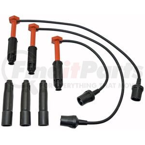 Bremi 483E Spark Plug Wire Set Bremi-STI Spark Plug Wire Set; Has 3 Leads; 3 Coil Connectors PN[483B];