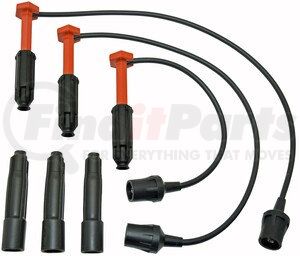 Bremi 483 Spark Plug Wire Set Bremi-STI Spark Plug Wire Set; 3 Leads; 3 Coil Connectors PN[483B];