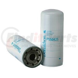 P550425 by DONALDSON - Engine Oil Filter - 10.35 in., Bypass Type, Spin-On Style, Cellulose Media Type