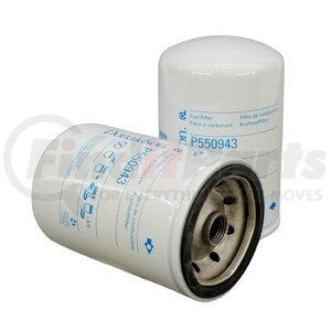 P550943 by DONALDSON - Fuel Filter - 4.72 in., Secondary Type, Spin-On Style, Cellulose Media Type