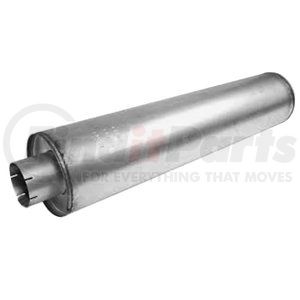 World American WA133M31165 Exhaust Muffler Exhaust Muffler - Aluminized, 11 in. x 51 in. 5 in. Inlet/Outlet