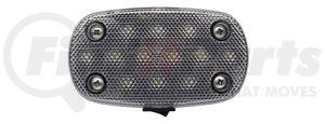 E18LCS0-1 by TECNIQ - High Output 12 LED Utility Dome Light, 4.5"x2.5" Surface Mount, Neutral White with Switch