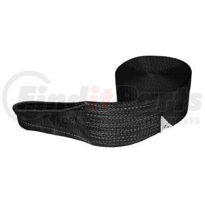 CC4305SLBLK by QUALITY CHAIN - Winch Strap, 4" x 30', with Sewn Loop, Black