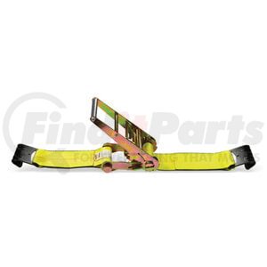 Quality Chain CC43060FH 4" x 30' Ratchet Strap, with Flat Hooks