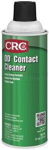 03130 by CRC - CRC QD&#174; Contact Cleaner, 11 Wt Oz, Aerosol, Petroleum Distillate, Colorless
