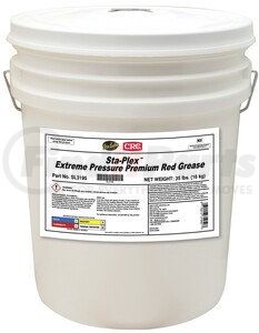 SL3195 by CRC - Sta-Plex™ Extreme Pressure Premium Red Grease, 35 Lbs