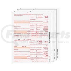 67964 by JJ KELLER - 1099-INT Preprinted Laser Set - 2-Up, 4-Part