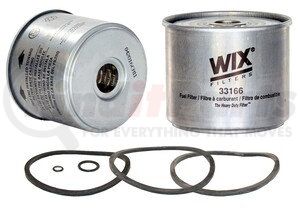 33166 by WIX FILTERS - WIX Cartridge Fuel Metal Canister Filter