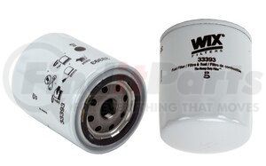 33393 by WIX FILTERS - WIX Spin-On Fuel Filter - Enhanced Cellulose, Compatible with Ditch Witch 153829