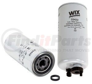 33422 by WIX FILTERS - WIX Spin-On Fuel/Water Separator Filter