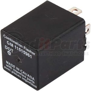 11515961 by CEC - Hazard Warning and Turn Signal Flasher - 12VDC, 3 Terminals