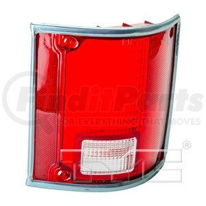 11-1282-09 by TYC - Tail Light Lens