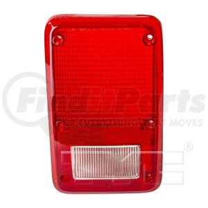 TYC 11-1435-02 Tail Light Lens Tail Light Lens