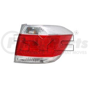 TYC 11-6349-00 Tail Light Assembly Tail Light Assembly