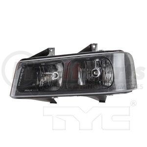 TYC 20-6582-00 Headlight Assembly Headlight Assembly - Halogen, Composite, Plastic, Clear Lens, Left, SAE/DOT Compliant