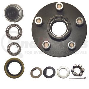 11-545-138 by POWER10 PARTS - Idler Hub Kit for 3500 lb Trailer Axle Lubed Spindle, 5-Lug
