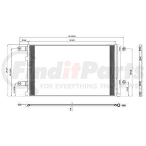 HDH010801 by NAVISTAR - 2018 - Newer International LT RH Series Condenser  Height 34 1/4Width 20 1/4Depth 5/8Inlet Block FittingOutlet Block FittingDesign Style  Parallel FlowMake InternationalModel LT / RHStart Year 2018End Year 2019Notes NoReference  25