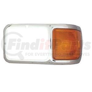 HDL010098L by FORD - Headlight Bezel, Fits 2000-2015 Ford F650/F750, with Park Light, Left Hand