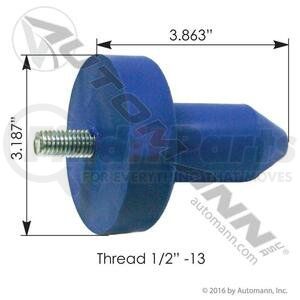 M17402UB by AUTOMANN - HOOD PIN POLY KENWORTH