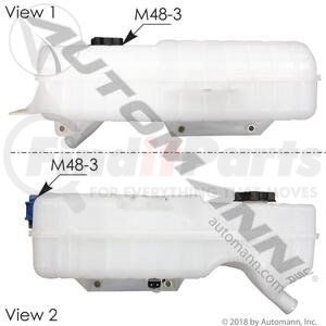 Automann 575.1081 Washer Fluid Reservoir Washer Fluid Reservoir, for Volvo Applications