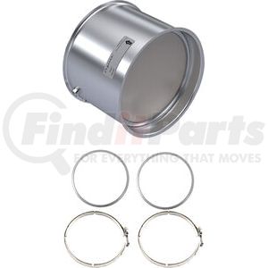 BG0403-C by SKYLINE EMISSIONS - Diesel Oxidation Catalyst (DOC) Kit, w/ (2) Gaskets, w/ (2) Clamps, EPA07, Cummins ISB and Paccar PX6