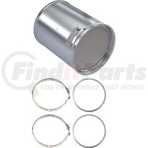 BG1101-C by SKYLINE EMISSIONS - DPF KIT CONSISTING OF 1 DPF, 2 GASKETS, AND 2 CLAMPS